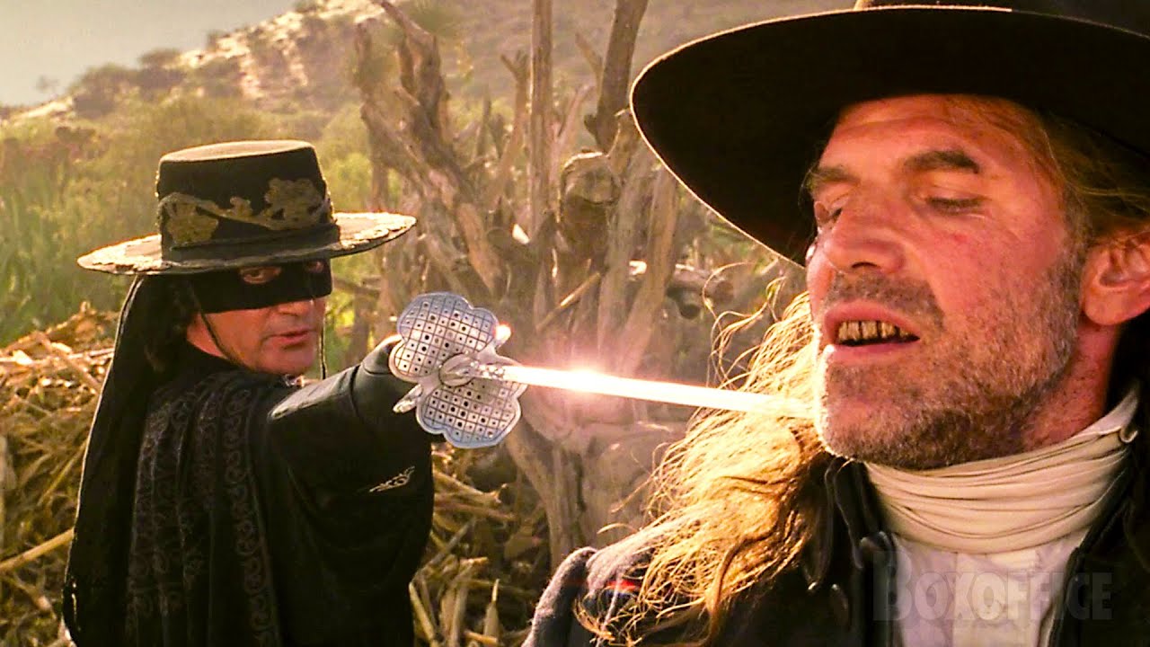 TODAS as MELHORES cenas dos filmes do Zorro ⚡ 4K