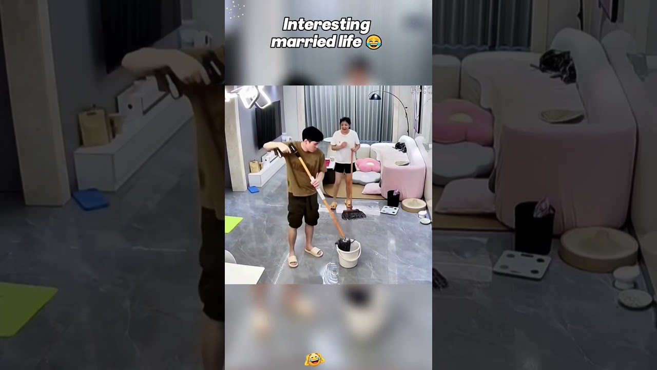 Interesting married life #funny #prank #happy #couple #family