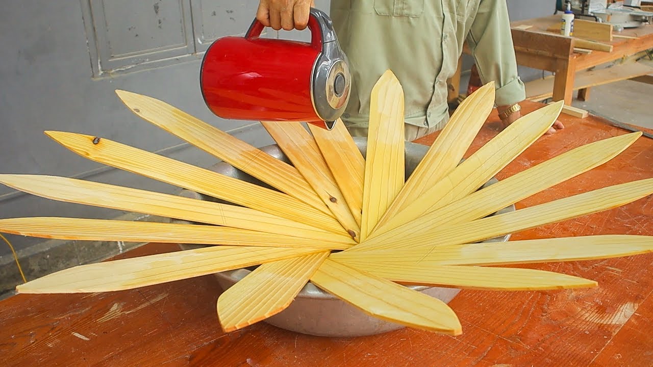 Extremely Unique Wood Strip Processing Ideas // Make The Most Amazing Stylized Relaxation Chair