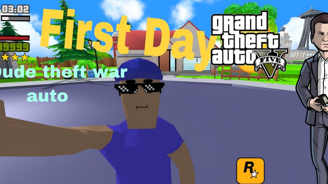 Frist Day in DUDE Theft WAR ||#1|| #Ep1#viral 