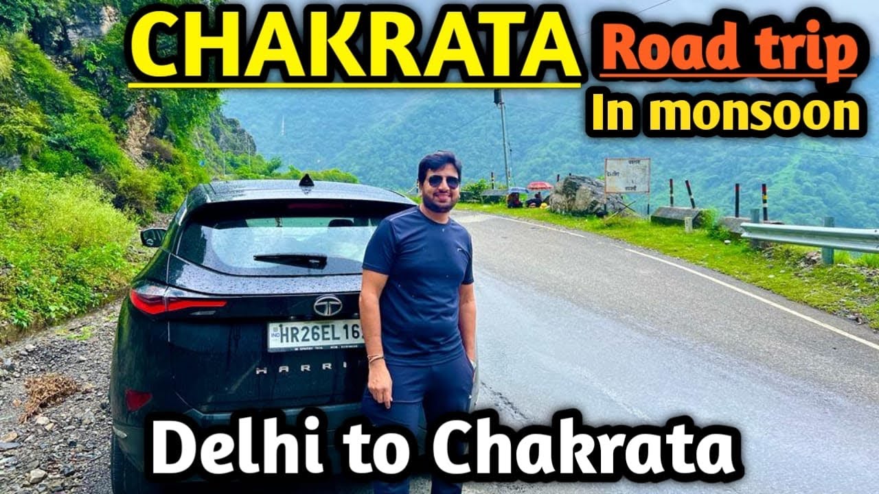 Delhi to Chakrata (Uttarakhand )Road trip by Harrier | EP-1| Heavy Rainfall Warning में ही निकल पड़े