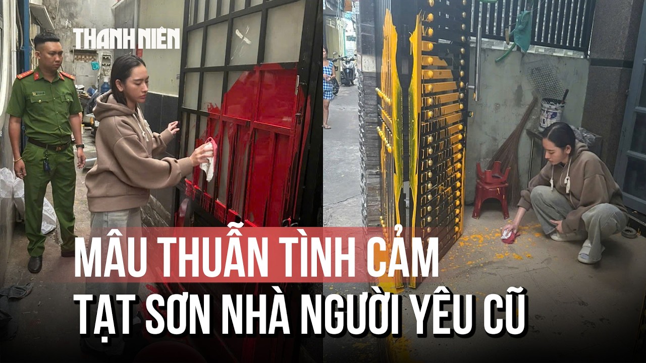 Bị bắt ngày 29 tết vì tạt sơn nhà người yêu cũ