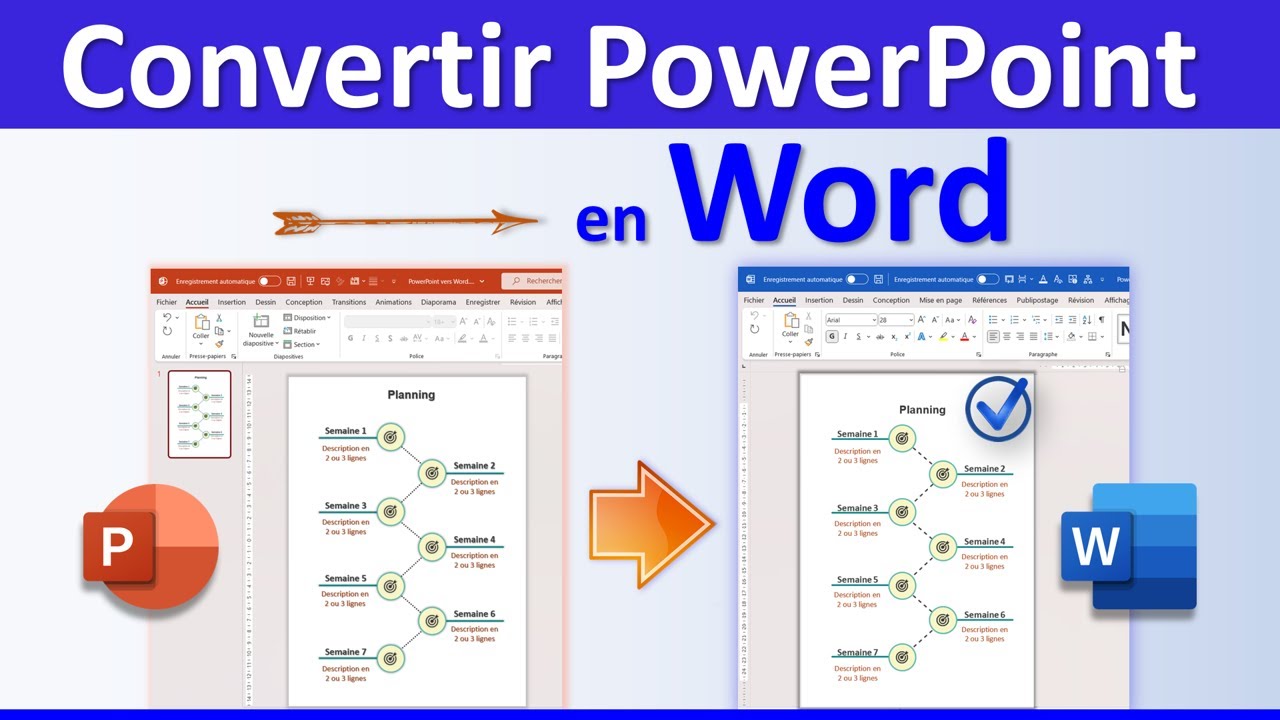 Convertir PowerPoint en Word