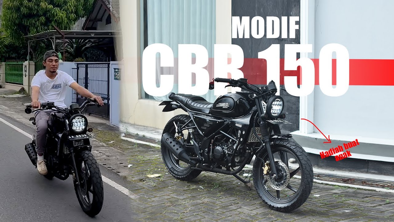 Modifikasi CBR 150 dari bapak untuk anaknya !