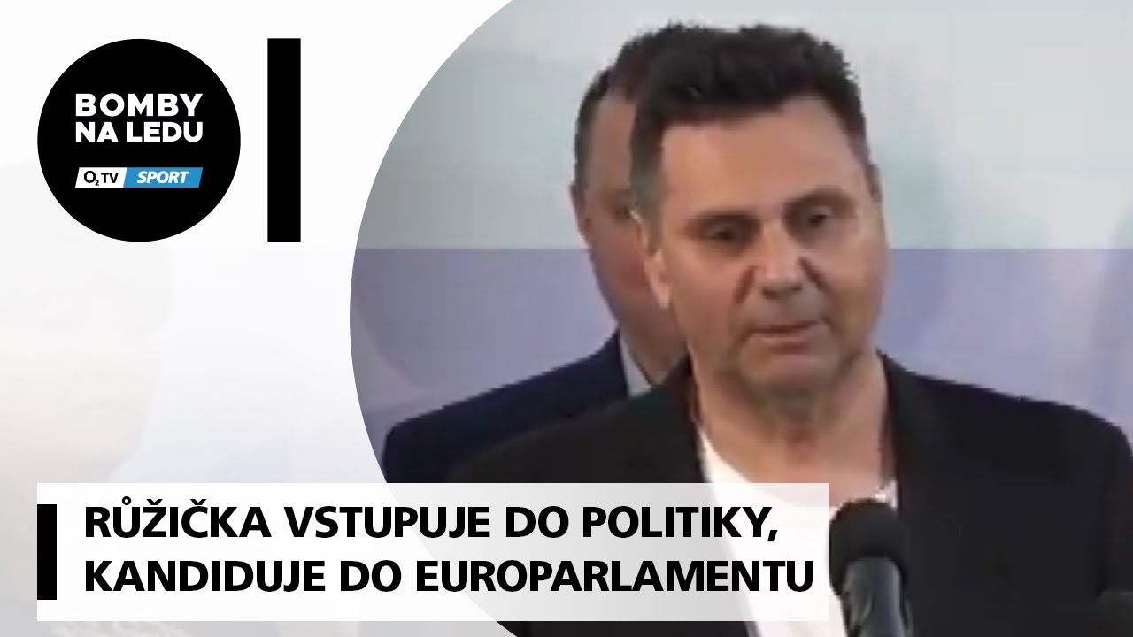 Růžička vstupuje do politiky, kandiduje do Europarlamentu