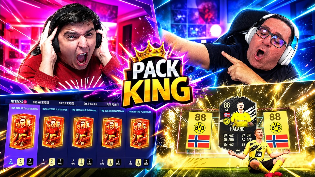 BATALHA ÉPICA DE PACKS VS RICFAZERES | FIFA 21