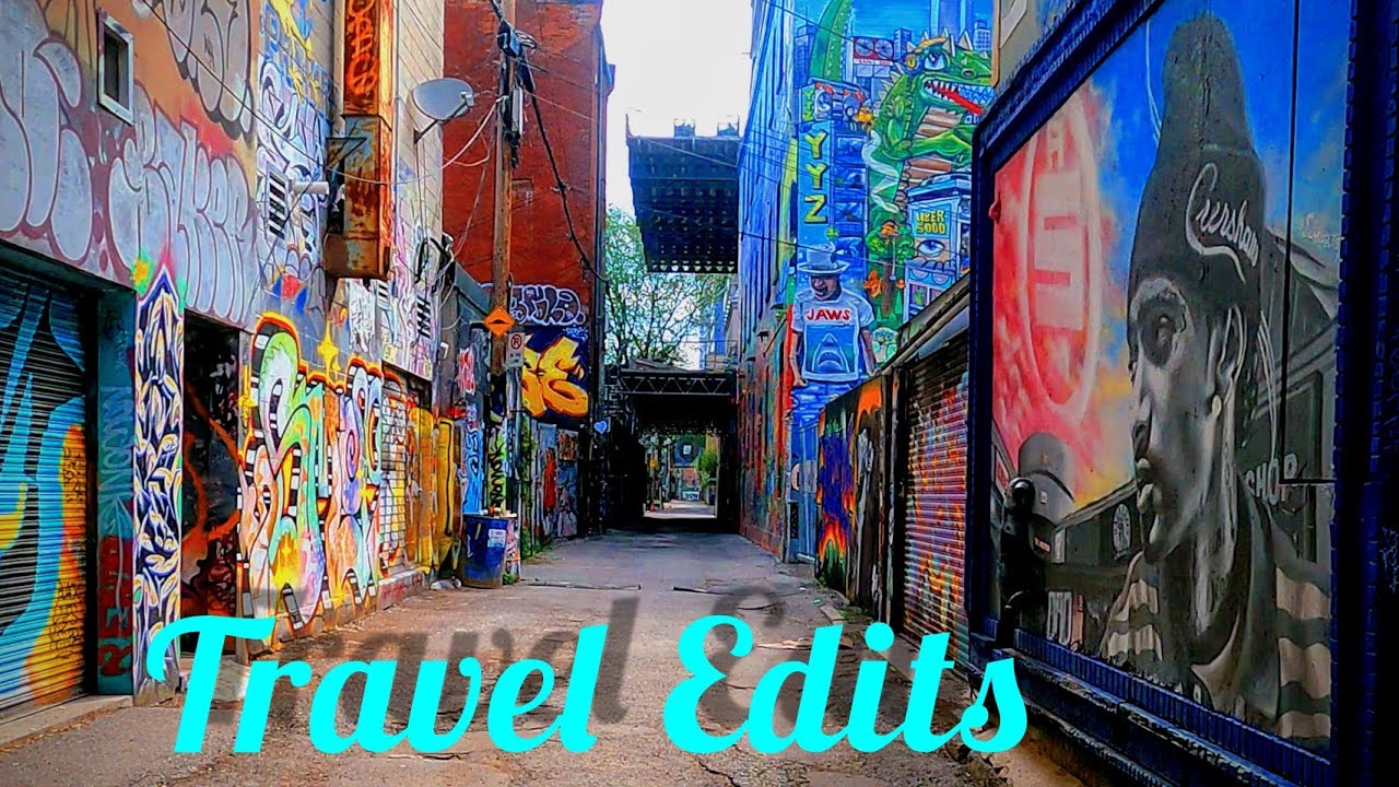 Toronto Graffiti Alley - 4K Walking Tour
