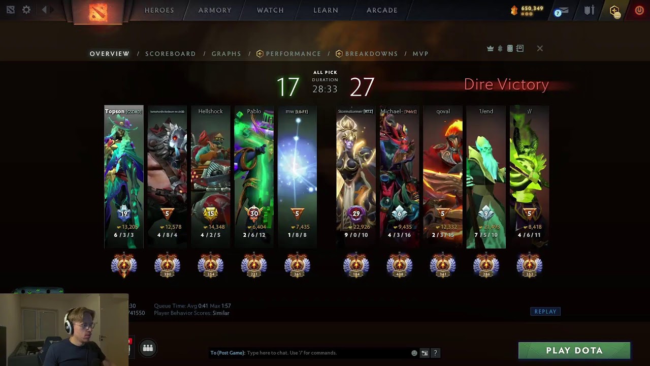 Topson playing ranked