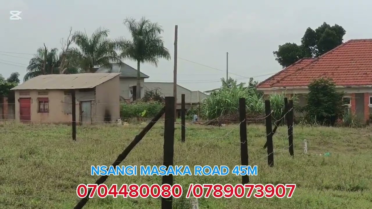 MASAKA ROAD PEOPLE HERE IS OUR NSANGI ESTATE BOOK YOUR PLOT NOW BEFORE ANYONE  ELSE 