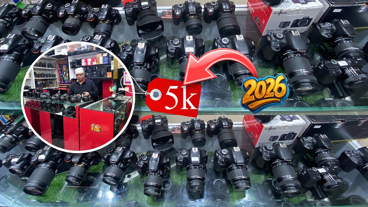 Cheapest Camera market Delhi Chandani Chowk Camera market Dslr Gimble market Delhi 😥