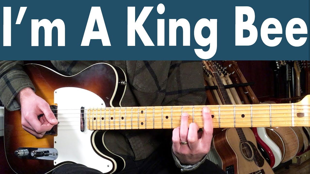 Как играть «I'm A King Bee» на гитаре | Урок игры на гитаре от Muddy Waters + руководство