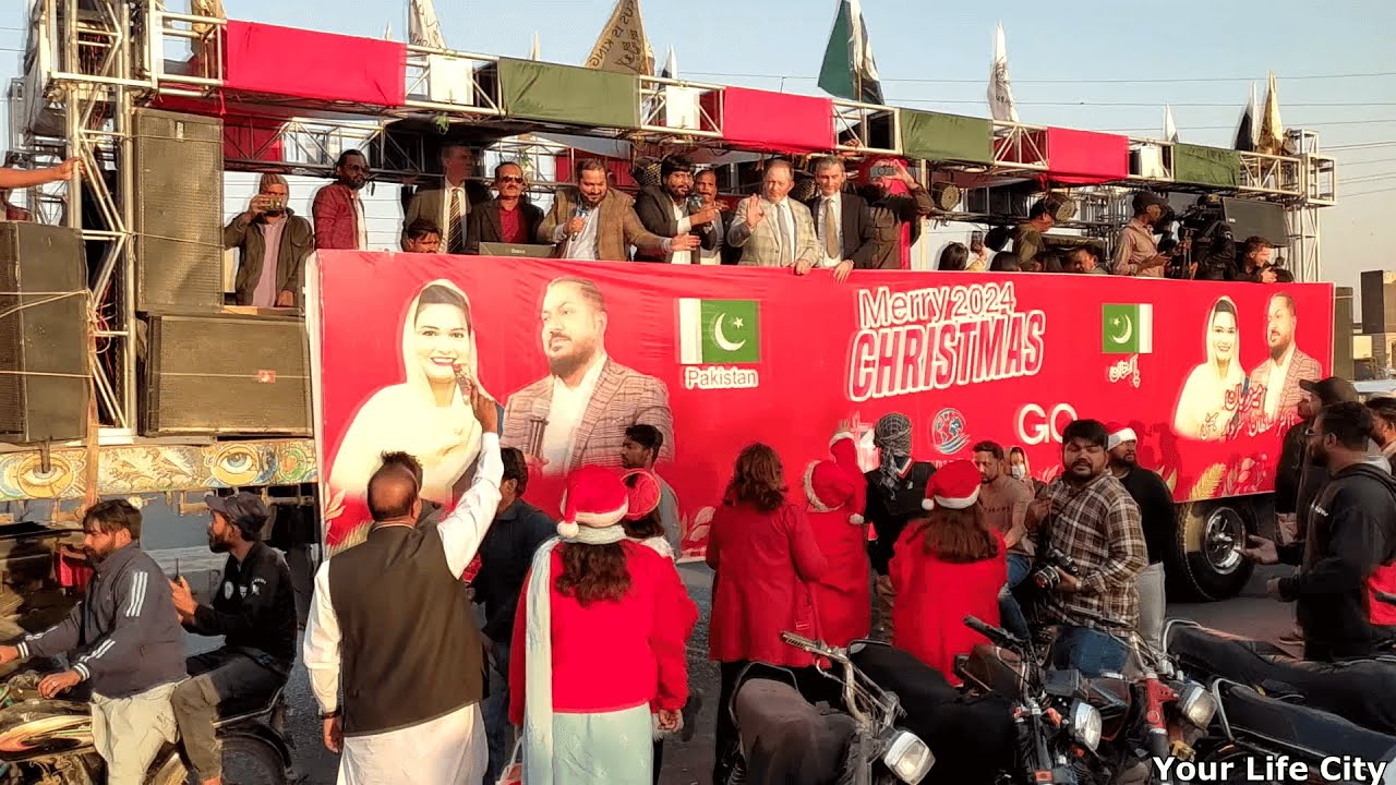 Christmas Rally in Pakistan - Hundreds of People - 2024 - Part 3