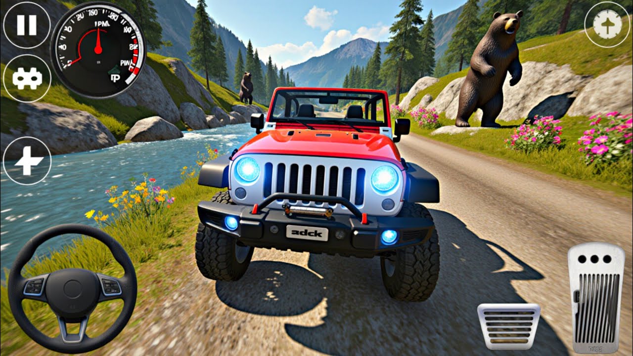 Offroad SUV Jeep 4x4 Driving - Super Racing 4x4 Hummer Mountain Hill Drive - Android GamePlay