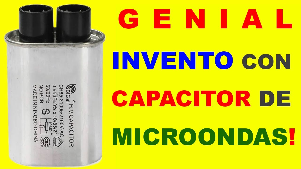 Genial Idea Con Capacitor De Microondas!