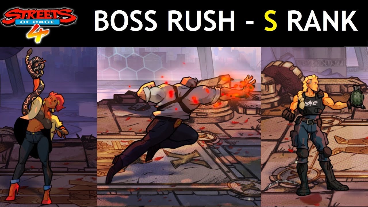 #AD | Streets of Rage 4 - Boss Rush Mode as SoR 3 Skate - S RANK score.
