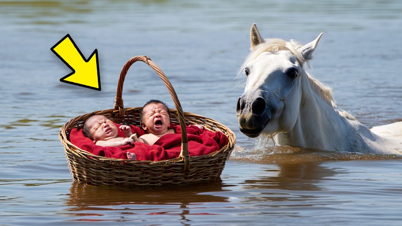OM BOGAT ÎȘI ARUNCĂ GEMENII NOU-NĂSCUȚI ÎN RÂU, dar ce face CALUL după…