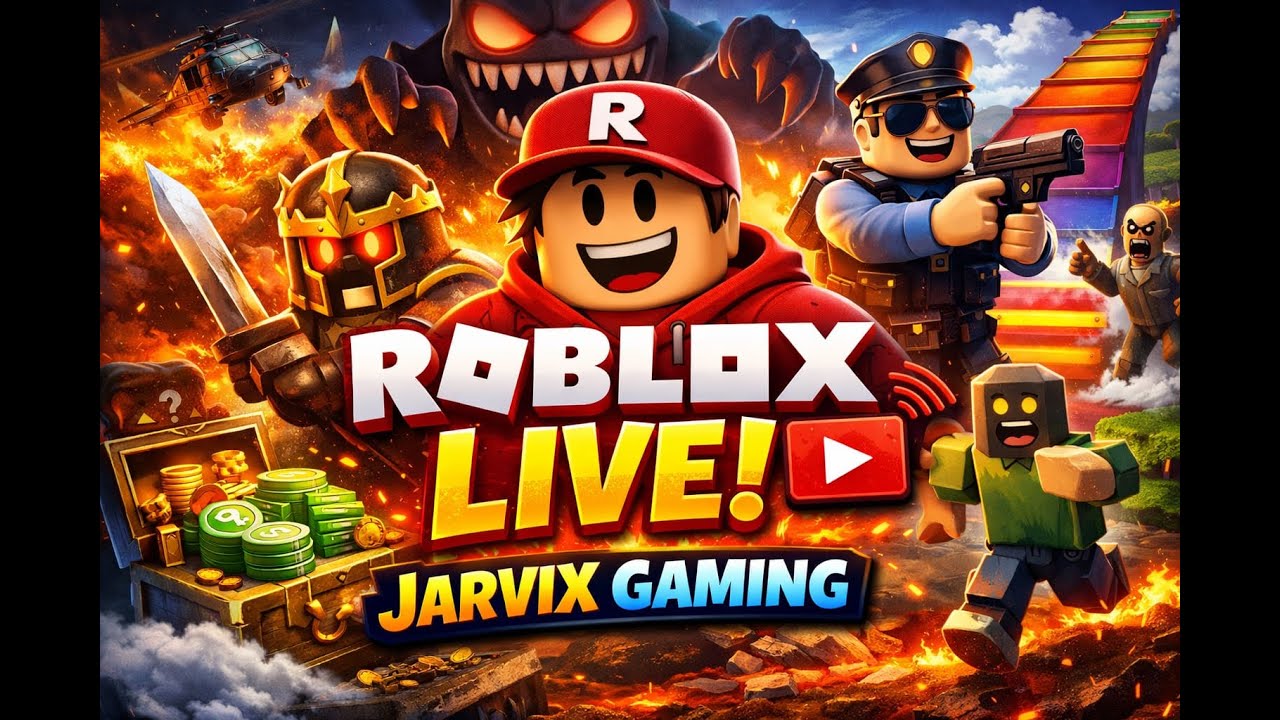 Playing ROBLOX LIVE....