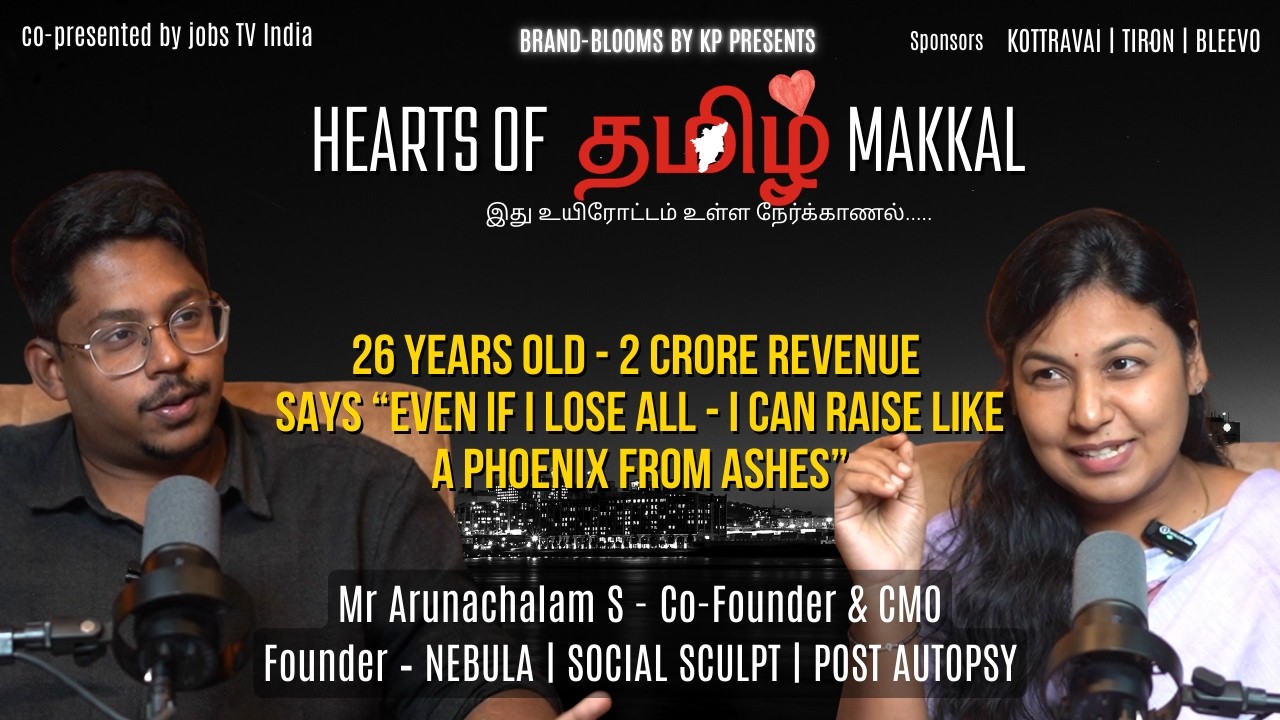Hearts of Tamizh Makkal | Ep 15 | 26 Years Old | 2 Crore Revenue | OWNER OF 3 STARTUPS | INSPIRING