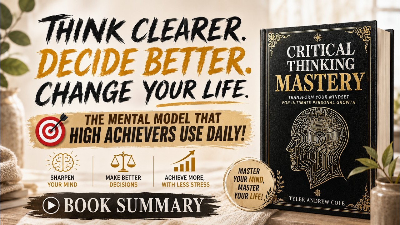 Critical Thinking Mastery by Tyler Andrew Cole | Book Summary