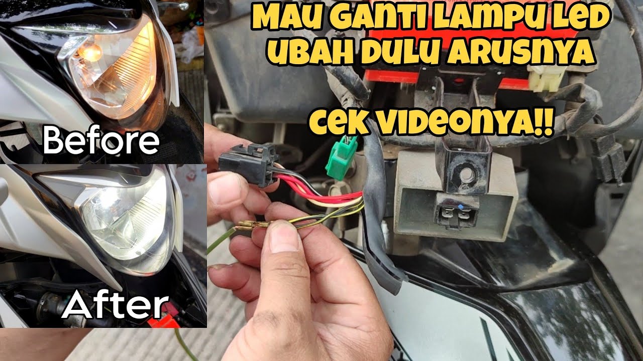 Ubah arus AC ke DC Suzuki ADDRESS