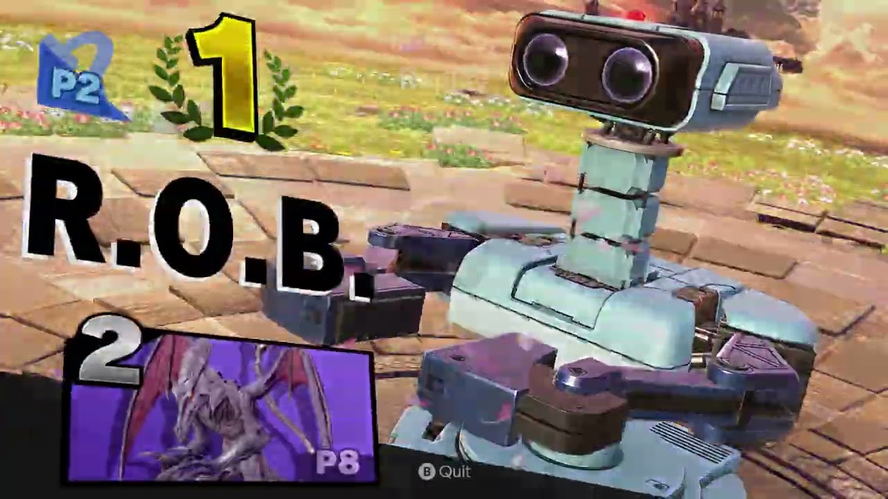 Topspieler Verboten #2 - Robby361 (R.O.B.) Vs. Saitoart (Ridley)