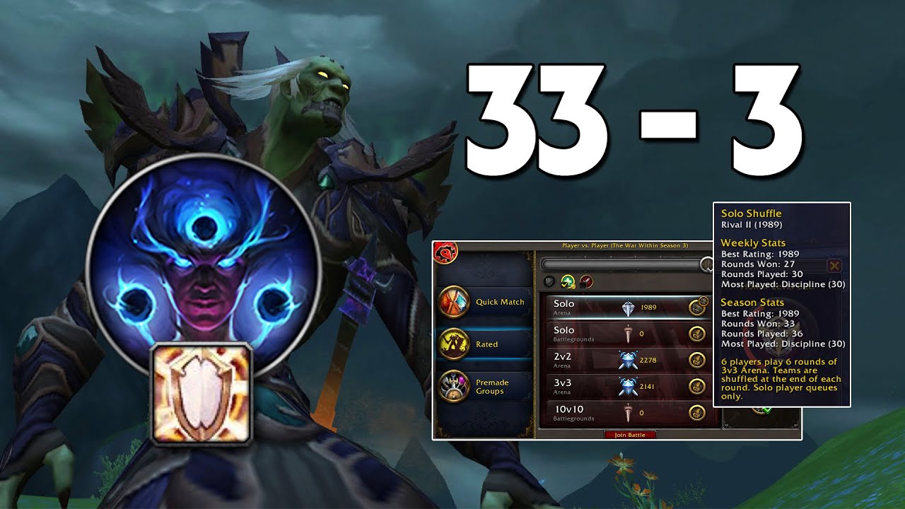 92% Winrate in Shuffle as Voidweaver Discipline !!!