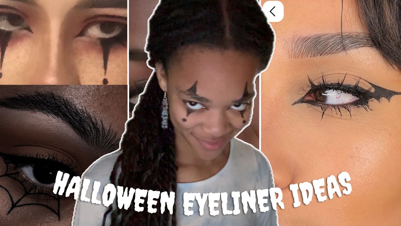 Trying HALLOWEEN Eyeliner!