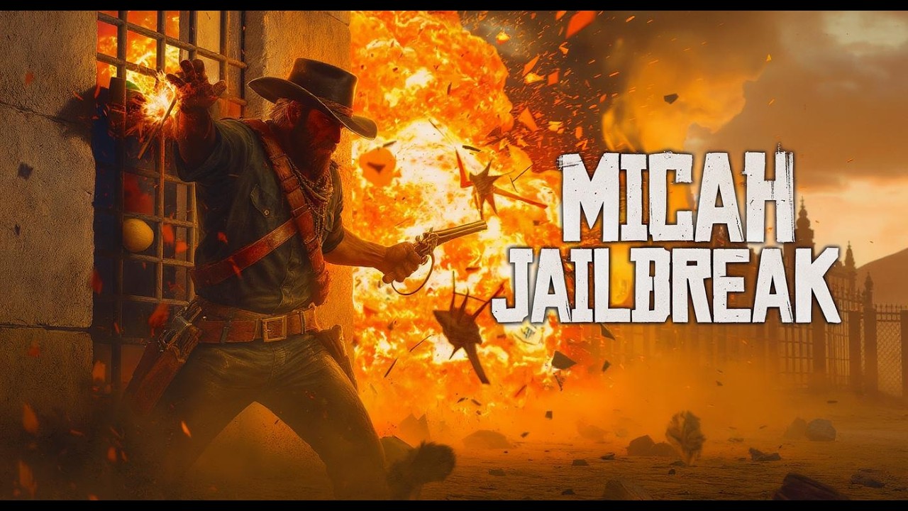 Red Dead Redemption 2 LIVE – Micah’s Explosive Jailbreak (No Commentary)