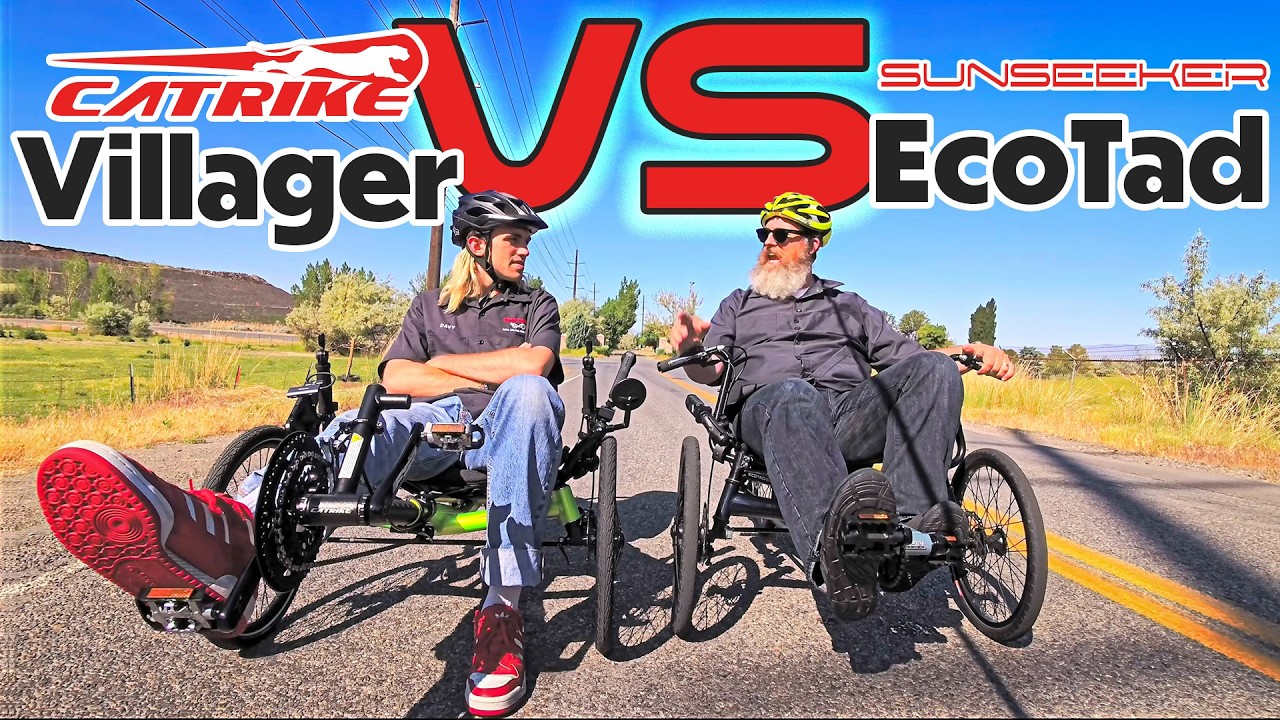 Catrike Villager vs Sunseeker Eco Tad - Two Recumbent Trikes with Higher Seats!