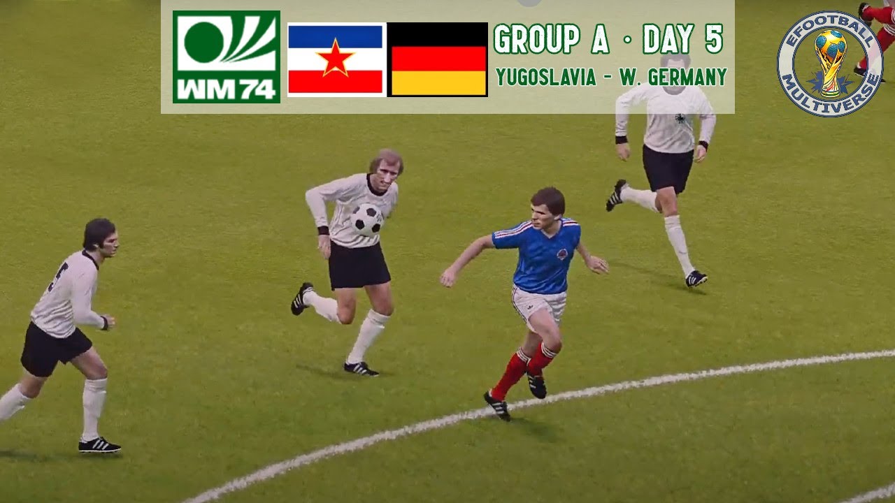 Yugoslavia - East Germany | Germany 74 | Gr. A &middot; 5 ⚽ #pes #mods