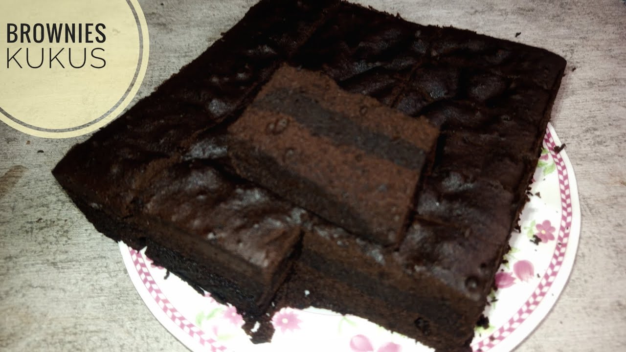 RESEP BROWNIES KUKUS LEMBUT DAN SUPER NYOKLAT 