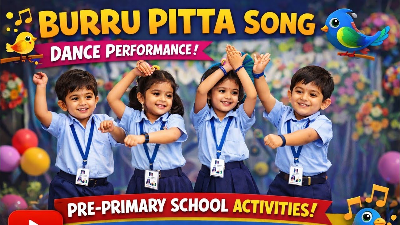 Pre primary school activities| #infobells  #cocomelon #preschool #burrupitta #school #education #fun