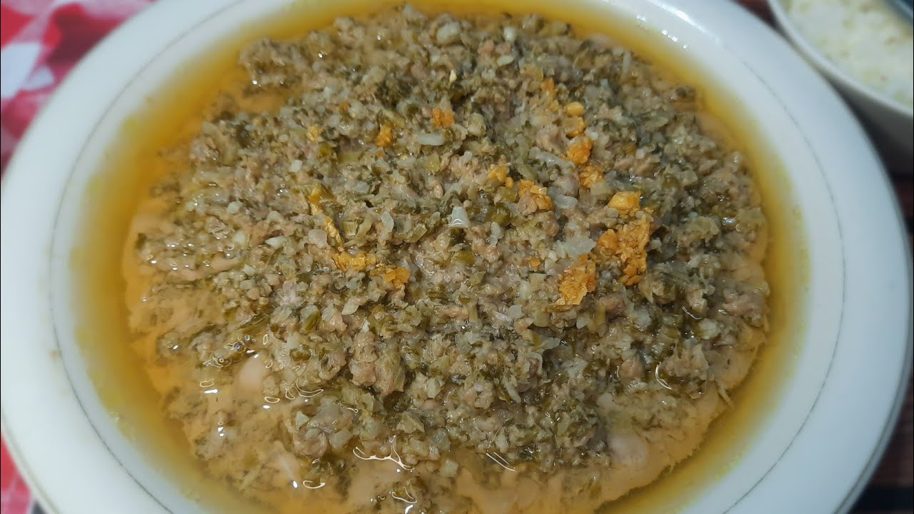Tim Babi Cincang Sayur Asin - Pasti Enak | Steamed Minced Pork With Preserved Vegetable | Nael Onion