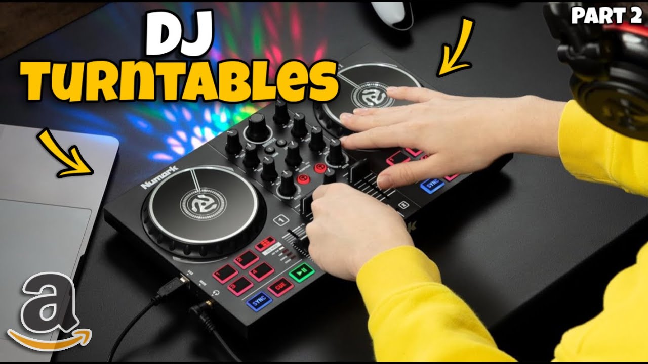 ✅Top 10 Best DJ Turntables on Amazon 2025 🔥 Best DJ Controllers