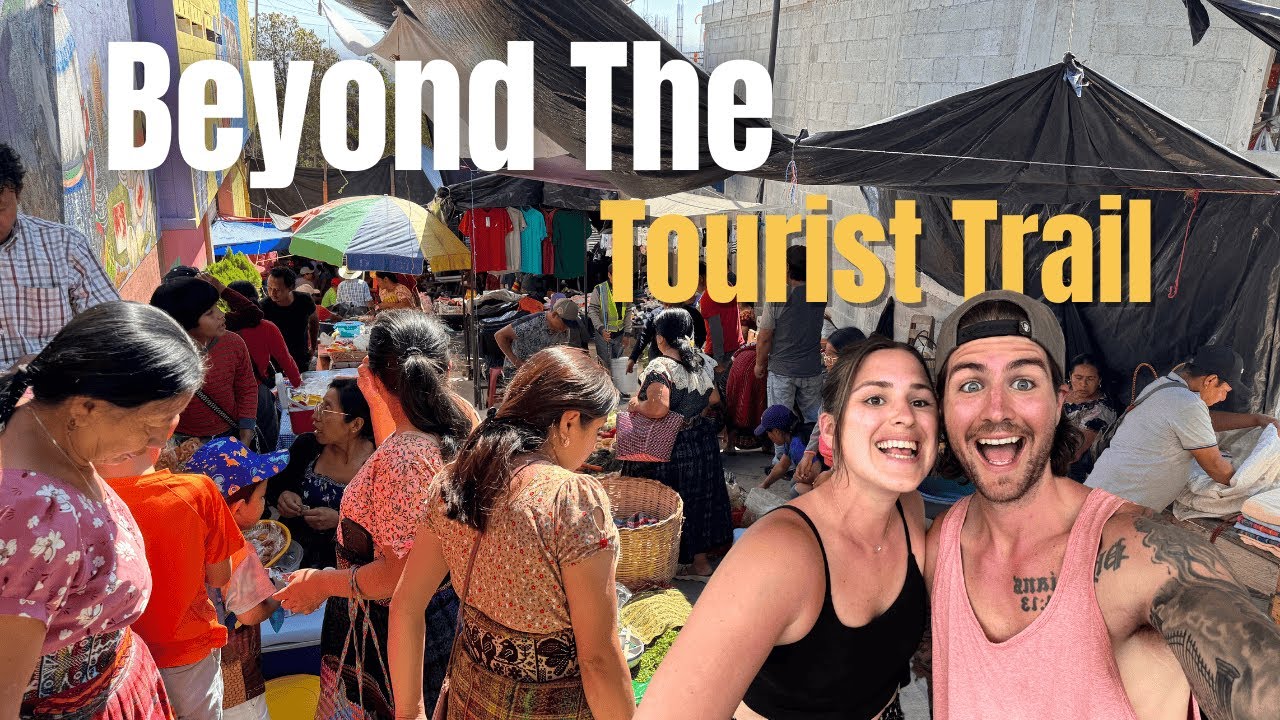 Exploring San Pedro’s Local Market + Epic Views of Lake Atitlán 🇬🇹