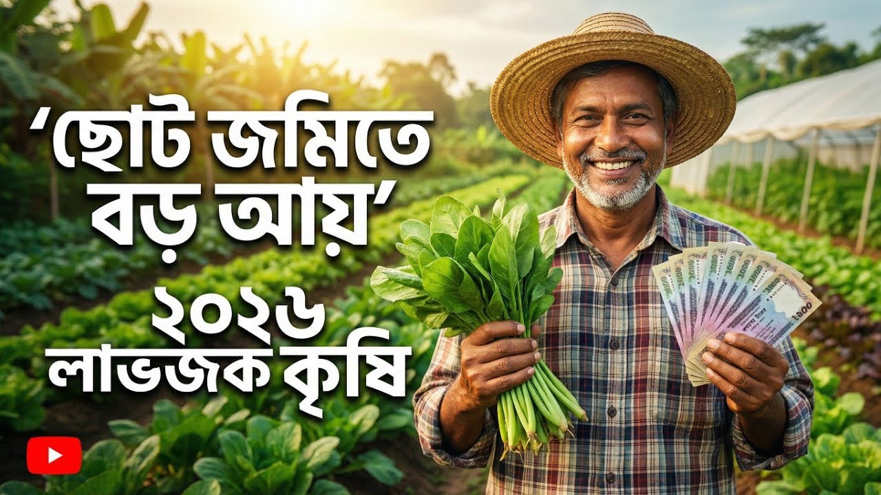  ছোট জমিতে বড় আয়ের সেরা উপায় | ২০২৬ সালের সবচেয়ে লাভজনক কৃষি ব্যবসা