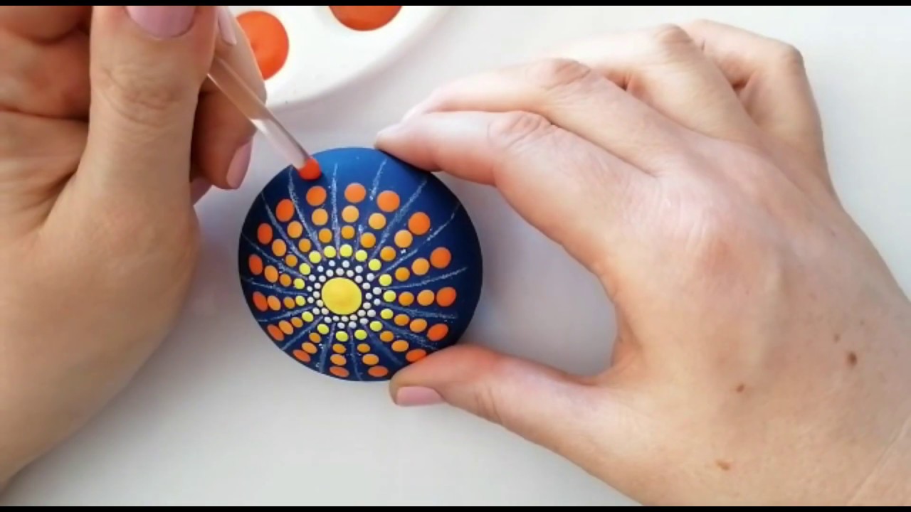 Easy Dot Painting Mandala/puntinismo creativo facile - pensando all'estate