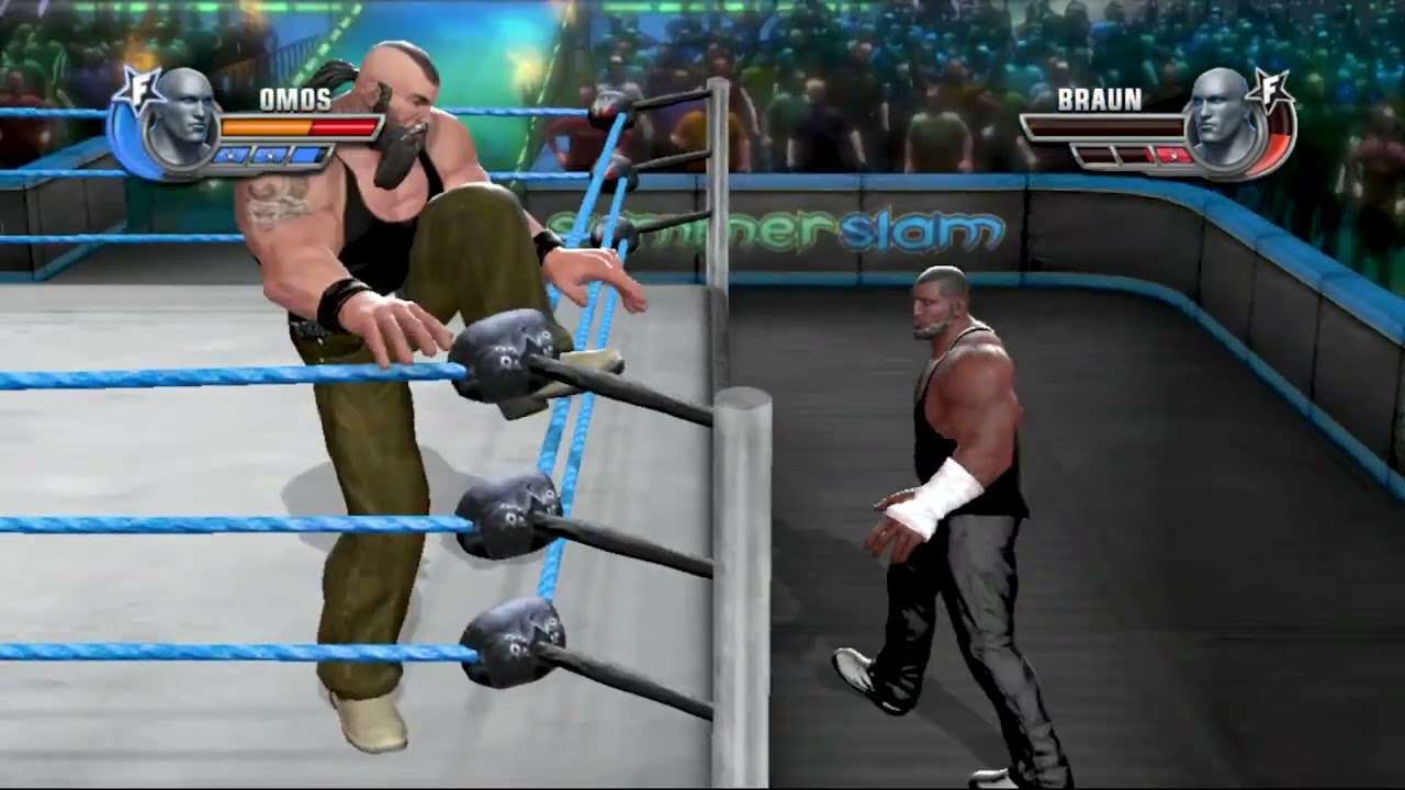 WWE ALL STARS | eXtreme Rules| Full Match | OMOS Vs.Braun Strowman | Gameplay | PS3  | 1080p60FPS |