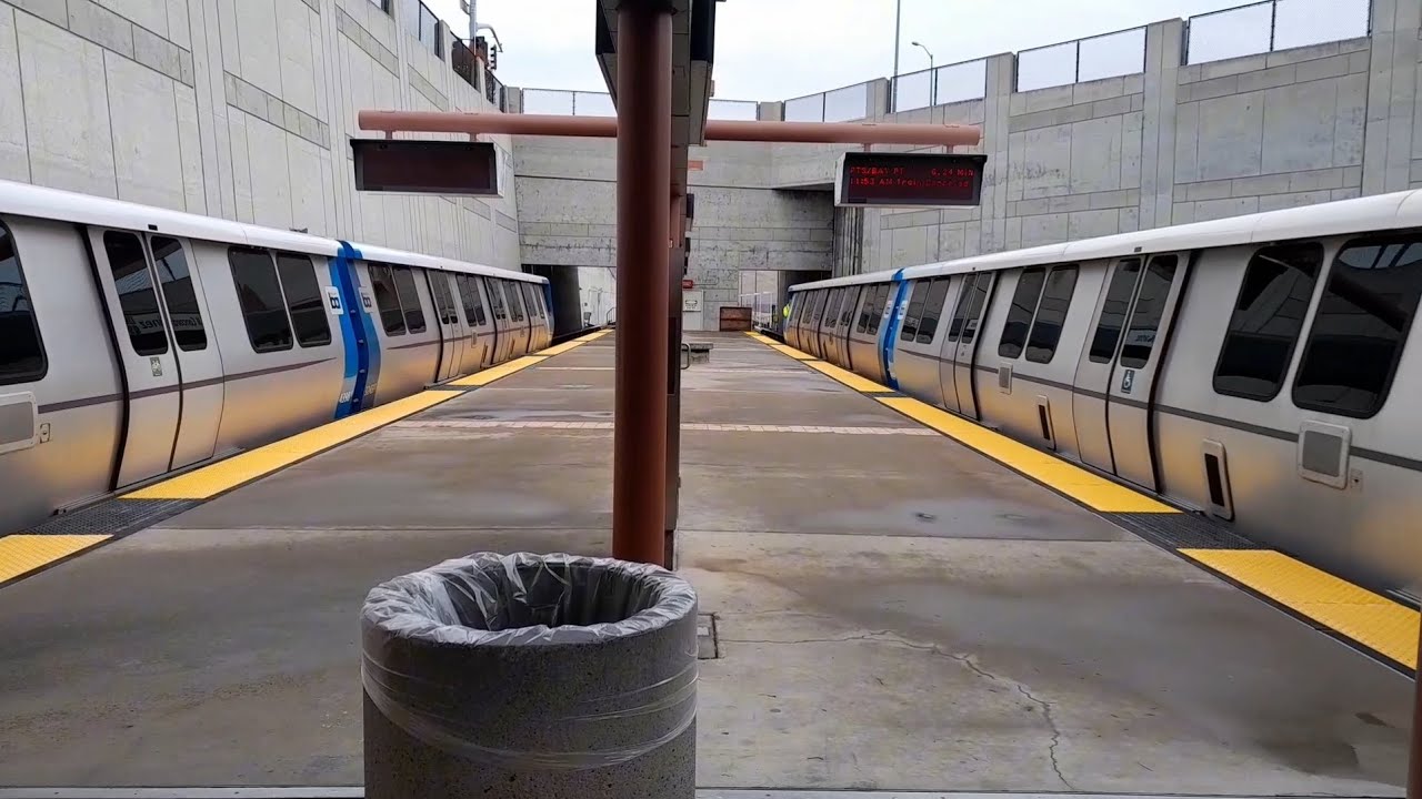 (WATCH 60FPS VERSION ON CHANNEL) BART trainwatching at North Concord and Orinda, 11/25/2024