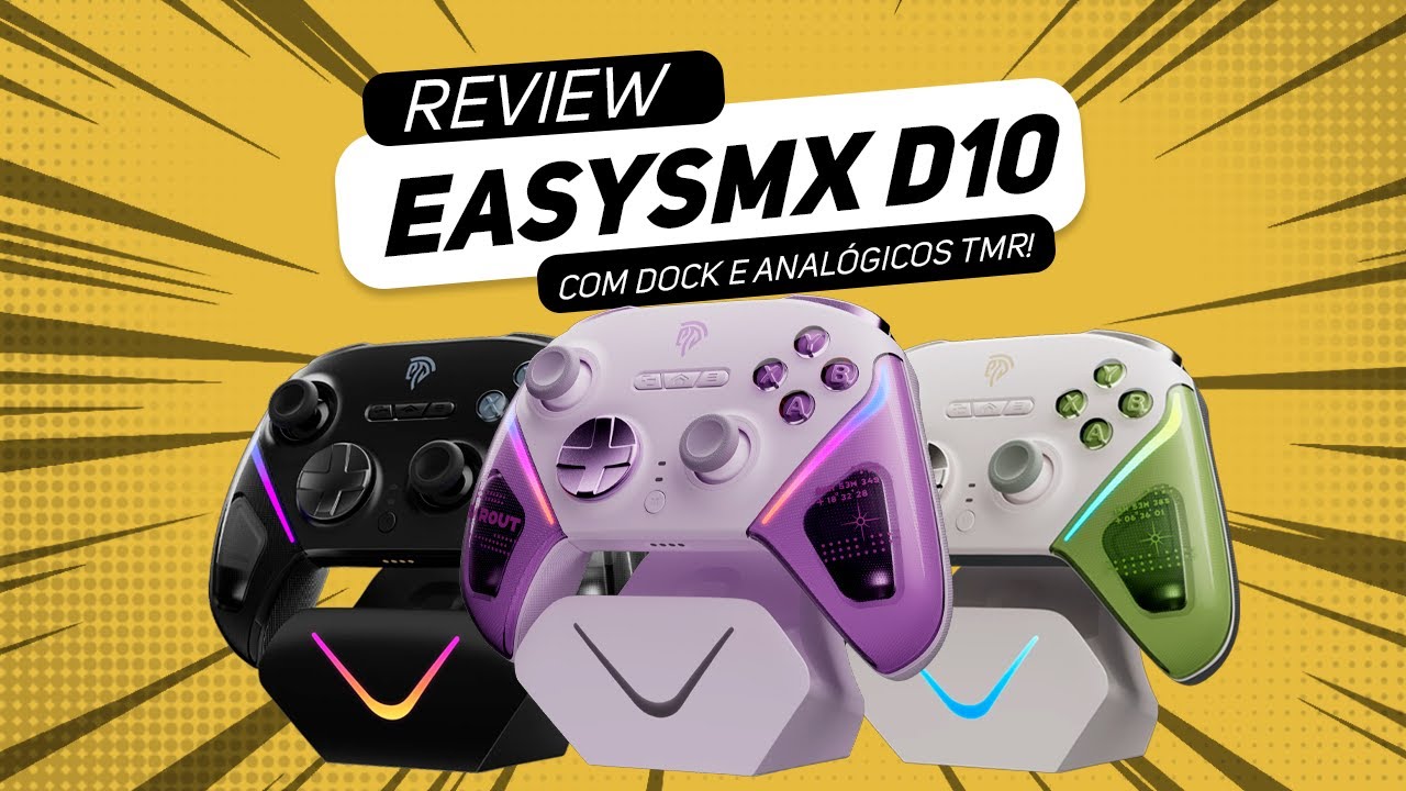 ESSE CONTROLE É SURREAL! EASYSMX D10 com D-PAD exclusivo EasyPos - ANÁLISE / REVIEW / VALE A PENA?