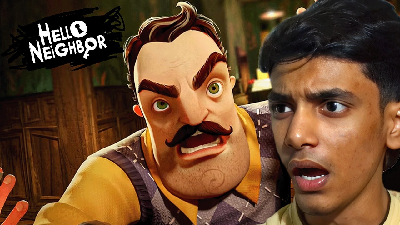 MY NEIGHBOR KIDNAPPED ME IN HIS BASEMENT! 😱 | Hello Neighbor Act 1