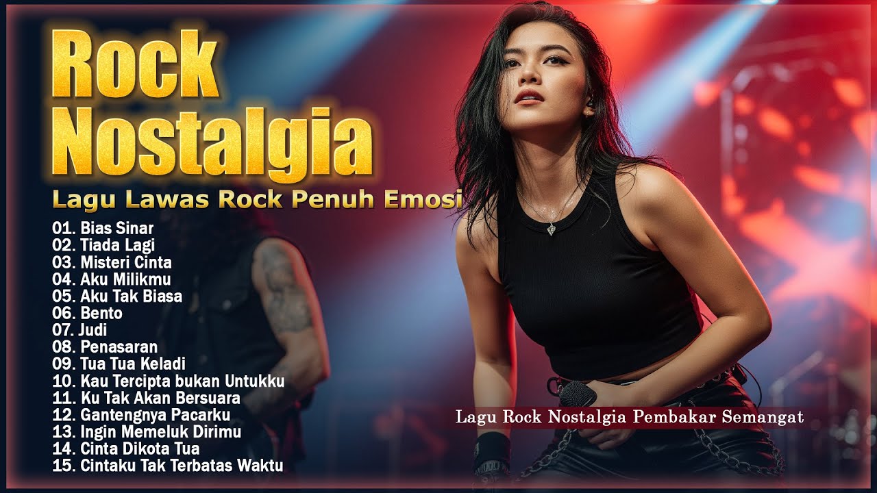 Bias Sinar - Nicky Astria | Rock Nostalgia Terbaik Sepanjang Masa | Lagu Lawas Rock Penuh Emosi