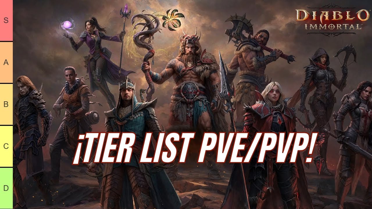 ¿Cuál es la MEJOR CLASE de Diablo Immortal AHORA MISMO?