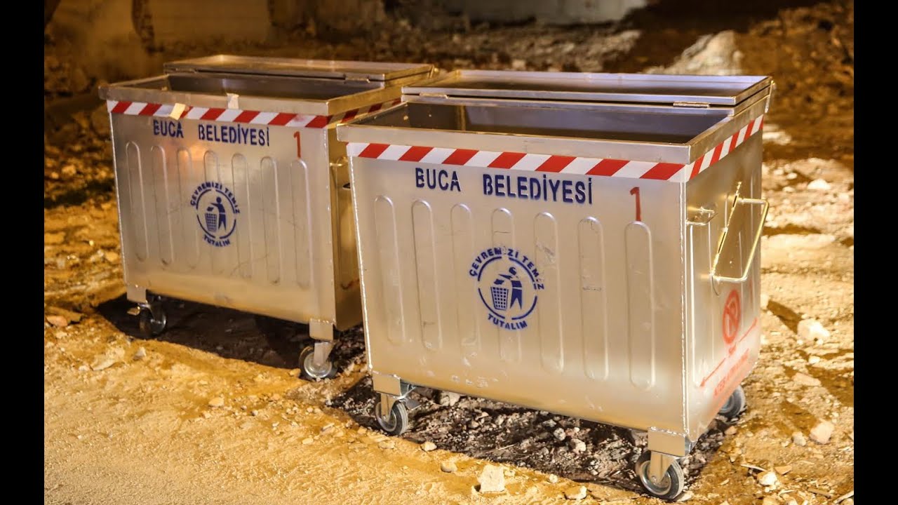 Egemenlik TV Daha temiz bir Buca için 1000 yeni çöp konteyneri