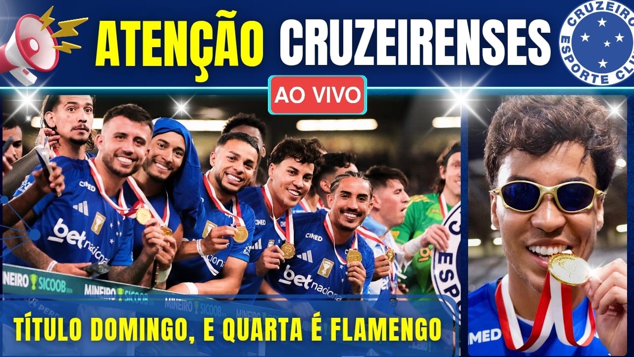 📢 TÍTULO VIROU A CHAVE ??? | DESFALQUES CONTRA O FLAMENGO / E MAIS NOTÍCIAS DO CRUZEIRO AO VIVO.