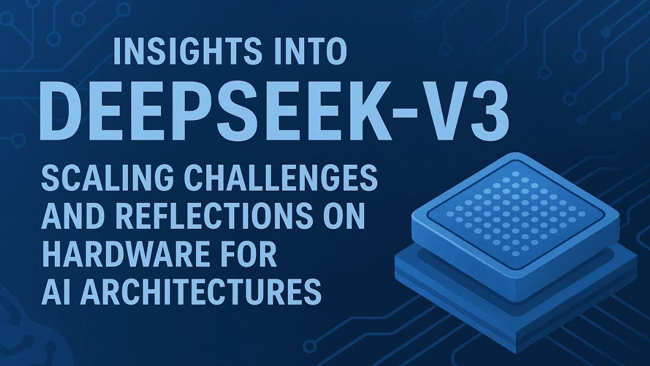 Scaling Smarter: Lessons from DeepSeek-V3 on AI and Hardware Co-Design