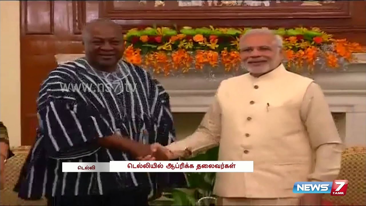 Modi holds bilateral meeting with African leaders | News7 Tamil