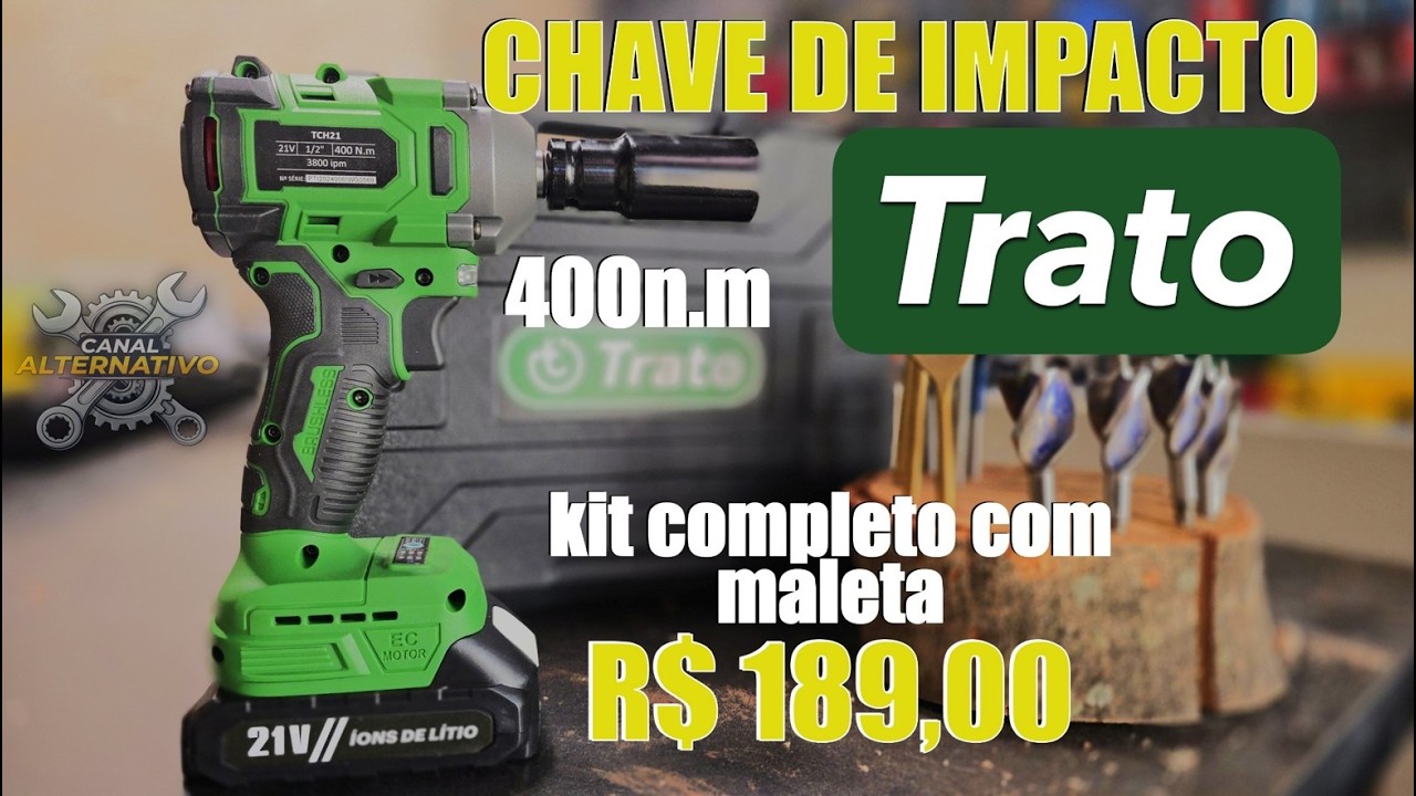 CHAVE DE IMPACTO TRATO 400N.M, - GOSTEI!!!