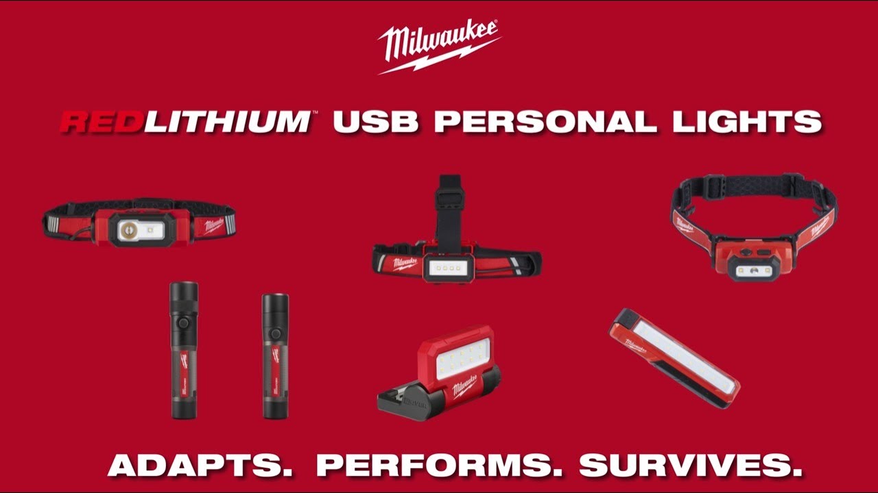 Milwaukee® REDLITHIUM™ USB Personal Lights