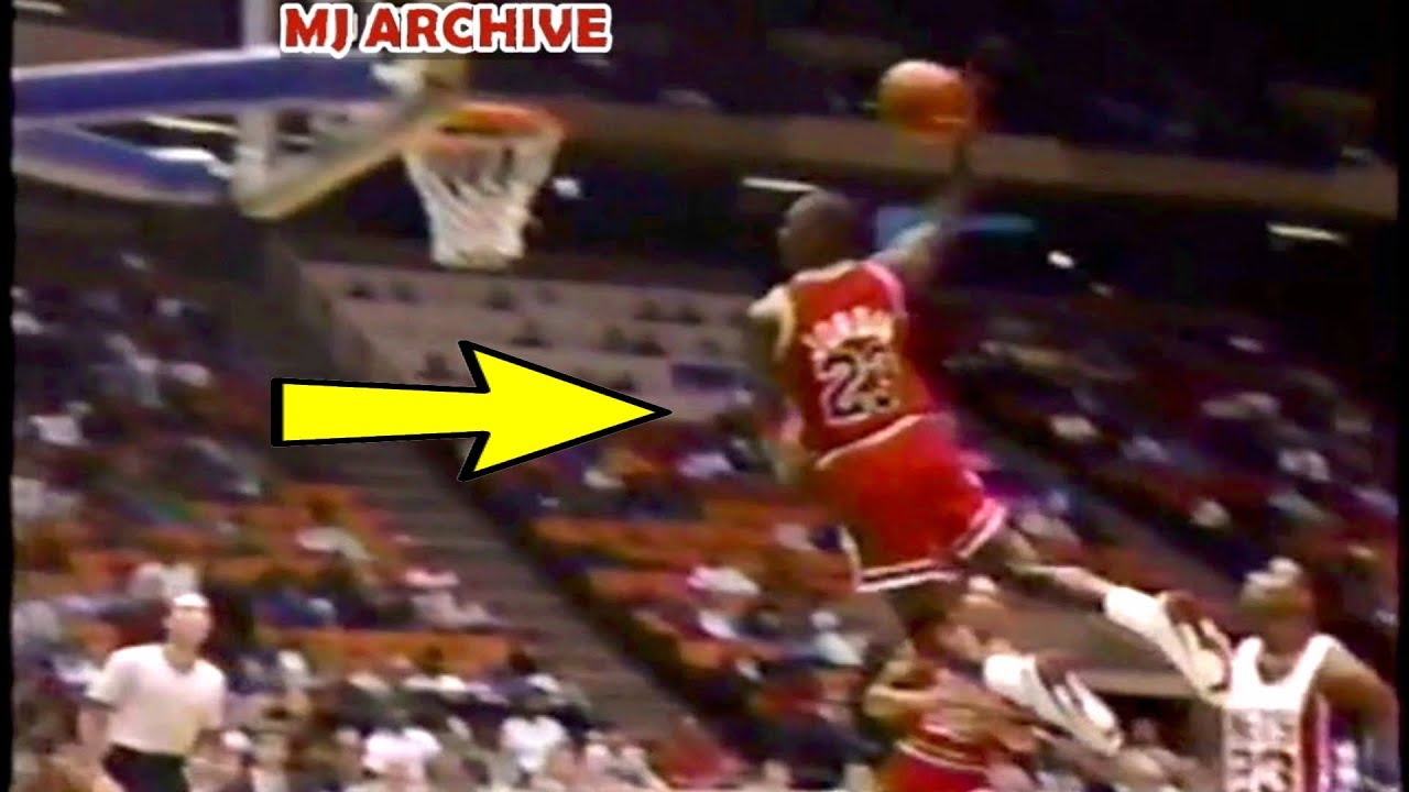 Michael Jordan Super Sick ''Kiss The Rim Dunks'' in 1987-88 Season!